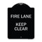 Signmission Fire Lane Keep Clear Heavy-Gauge Aluminum Architectural Sign, 24" x 18", BS-1824-23983 A-DES-BS-1824-23983 - alternate 1